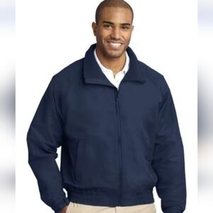 Timberland Men's Weathergear Zipper Jacket Size XL Navy Blue